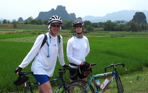 Overland biking from Vietnam to Laos